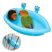 Bird Bath with Mirror Parrot Bathroom Bathtub with Mirror Bird Bath for Small Parrots Parakeets Canaries and African Grey Parrots