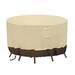 Roastove Round Patio Furniture Covers 100% Waterproof Outdoor Table Chair Set Covers Anti-Fading Cover for Outdoor Furniture Set UV Resistant 84 DIAx28 H Beige & Brown