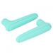 2-Pack Light Green Baby Silicone Safety Door Handle Knob Protective Covers - Soft Abrasion-Resistant Silicone Gloves for Household Door Handles