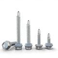 150PCS 10 x 3/4 Inch to 2 Inch Self Drilling Screws for Metal Stainless Steel Sheet Screws for Building and Repair