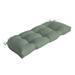 Arden Selections earthFIBER Outdoor Wicker Settee Cushion 41.5 x 18 Water Repellent Fade Resistant 41.5 x 18 Sage Green Texture