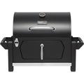 Portable Charcoal Grill with Two Side Handles Compact Outdoor Charcoal Grill for Travel Picnic Tailgate and Campsite Cooking CD-AMZ-1519 Black