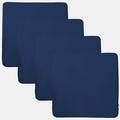 4Pcs Patio Seat Cushion Covers Waterproof Patio Chair Cushion Cover Replacement w/Zipper Dust-Proof Outdoor Furniture Cushion Slip Covers for Patio Garden Backyard Sofa Couch Pads 24x24x4 (Blue)