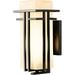 Outdoor Wall Light Fixtures Wall Mount- 1-Light 16.9 H Black Exterior Wall Sconce Porch Lantern with Die-Casting Aluminum Frosted Glass for Outside House Lighting (X-Large)