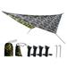 Sun Shade Canopy Sun Shades Shade For Patio Outside Sail Shade Outdoor Polyester Gingham Outdoor Quadrangle Sunshade Sail Multi-Purpose Camping Canopy Water Seepage Sunscreen Awning 360x290cm
