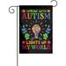 Autism Awareness Garden Flag 12 X 18 Inch Home Indoor & Outdoor Vertical Double-Sided Flags Yard House Farmhouse Sign For Home Garden Decoration
