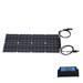25W Monocrystalline Solar Panel with 30A Solar Charge Controller High Efficiency Photovoltaic Panel for RV