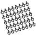 100 Pcs Drip Irrigation Clamp Hose Clamp Hanging Clip Garden Tiller Tool Mulitool Clamp for Irrigation Hose