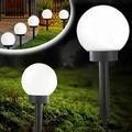 Solar LED Lights Outdoor 8 Pack Solar LED Globe Light Waterproof Garden Lights Solar Powered for Yard Patio Walkway Landscape In-Ground Spike Pathway Cool White