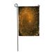 LADDKE Swirl Abstract Golden Sparks on Fantasy Fractal Digital 3D Garden Flag Decorative Flag House Banner 28x40 inch
