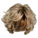 LIANGP Beauty Products Women s Short Curly Hair Mixed With Golden Headband Suitable For Women s Wigs Blonde Wig Beauty Tools