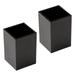 Square Pen Holder Organizer Pencil 2 Pcs Acrylic Makeup Brush Cosmetic Storage Boxes Holders for Desk