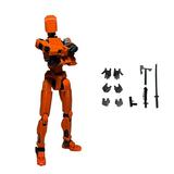 T13 Action Figure - 13 Action Figure - 3D Robot Figure - N13 Action Figure - Dummy 13 Action Figure - 3D Printed Action Figure Dummy 13 - Lucky 13 Action Figure - Assembly Required Saffron