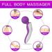 Wand Sex Massager Multi Vibration Speeds Massaging Stick for Women Men Powerful Shoulder Massager Waterproof Body Massager for Back Neck Shoulders Body Muscle Relaxation