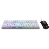 ASUS ROG Falchion Ace M602 65% Compact Gaming Keyboard -90MP0346-BKUA11 Bundle with P509 ROG Keris Mouse NXRD Mechanical switches Per-Key RGB LEDs Better typing experience White Color