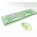 Keyboard Mouse Combo 104 Key Full Size USB Cordless Keyboard and Optical Mouse Set for Pc Laptop Office Game
