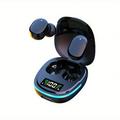 TWS V5.3 True Wireless Stereo Earbuds TWS Gaming Hands-Free Earphones Touch Button Low Latency Earphones Dual Connection Waterproof IPX4 Earphones With RGB Light Charging Case Built-in Mic For