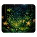 Square Mouse Pad 8.3x9.8 Inch Non-Slip Rubber Base Gaming Mouse Mat Plants under the Stars Mousepad for Laptop Office Home Mouse Pads