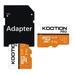 KOOTION U3 MicroSD Card 2 Pack 128GB V30 Micro SD Card TF Card Full HD 4K Memory Card for Dash Cam Phone Table Security Camera