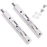 Fei Yu - 2 Pcs Door Flush Bolt Guard Slide Slide Bolt Lock-8 Inch Porte de sécurité dissimulée pour