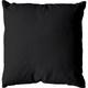 Coussin déhoussable 60 x 60 cm lola 100% coton coloris noir