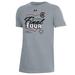 Youth Under Armour Heather Gray South Carolina Gamecocks 2024 NCAA Women's Basketball Tournament March Madness Final Four Locker Room T-Shirt