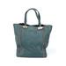 Salvatore Ferragamo Leather Satchel: Teal Bags