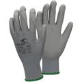 60 Paires de Gants de Travail en pu - Taille 11-XXL - Gris - Élastique - Protection Usages