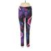 Reebok Active Pants - Mid/Reg Rise: Purple Activewear - Women's Size Large