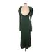 Johanna Ortiz Casual Dress - Sweater Dress: Green Dresses - New - Women's Size Small