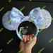 Disney Accessories | Disney Tokyp Blue Iridescent Sequined Ears Headband | Color: Blue | Size: Os
