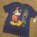 Disney Shirts | Disney Store Blue Multi Color Mickey Mouse Tshirt New Sz | Color: Blue | Size: S