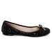 Kate Spade Shoes | Kate Spade 9.5 Womens Black Willa Glitter Ballet Flats Bow Heart | Color: Black | Size: 9.5