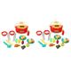 UPKOCH 2 Sets Simulation Kitchen Toy Toys Rice Cooker Toy Artificial Electric Cooker Toy Cooking Toy Rice Cooker Plaything Education Plaything Plastic Suite Child Puzzle