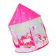 UPKOCH 2 Sets Tent Game House Outdoor Play Teepee Tee Pee Tent Teepee Play Tent Pretend Play Tent Portable Play Tent Princess Tent Pink Window 190t Polyester Cloth Yurt Child