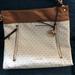 Michael Kors Bags | Hobo Bag / Satchel | Color: Cream/Tan | Size: 15" X 4" X 14"