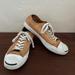 Converse Shoes | *Rare* Leather Upper Converse Jack Purcell Low Top Tan Brown White 8m 9.5w | Color: Brown/Tan | Size: 8