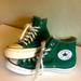 Converse Shoes | Converse Women’s Custom Sneakers | Color: Green/White | Size: 9
