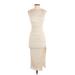 Wilfred Casual Dress - Midi: Ivory Jacquard Dresses - Women's Size 2X