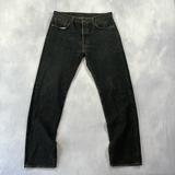 Levi's Jeans | Levi’s 501 Shrink To Fit Button Fly Jeans Black (Actual Size- 33” X 31”) Men’s | Color: Black | Size: 33