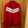 Nike Jackets & Coats | Nike Jacket Mens Xl Red Full Zip Track Jacket The Athletic Dept Y2k | Color: Red/White | Size: Xl