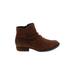 Born Ankle Boots: Brown Shoes - Women's Size 8 1/2