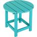 Round Adirondack Side Table End Table, Outdoor Side Tables