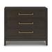 Signature Design by Ashley Burkhaus 3 - Drawer Nightstand Bachelor's Chest in Wood in Brown | 28.13 H x 32 W x 19.13 D in | Wayfair B984-93