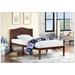 Home Full Size Bed, Wood Platform Bed Frame w/ Headboard Wood in Brown | 35.9 H x 41.5 W x 77.2 D in | Wayfair AD-W1998121952