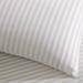 Perry Ellis Portfolio Sydney White/Taupe Ticking Stripe Microfiber Sheet Set