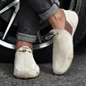 New High Quality Men Shoes Set Foot Casual Slip on Men Loafers Men Flats Moccasins Shoes Plus Size