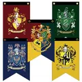 Hot 30*50cm SPIN MASTER Harries Potters Magic School Banner Flag Party Decoration Hanging Painting