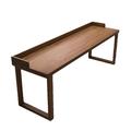 Hokku Designs Wrinkle 3 Solid Wood Writing Desk Office Set w/ Chair Wood in Brown | 29.52 H x 62.99 W x 19.68 D in | Wayfair