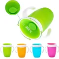 Anti-fall auxiliary baby learning drinking cups children baby baby spillage silicone drinking cup